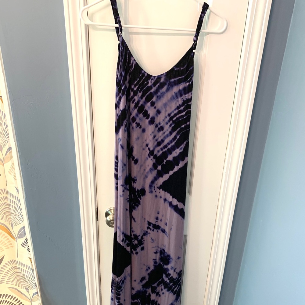 Purple tie dye maxi dress by Gypsy 05